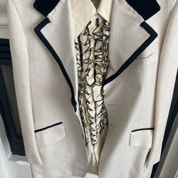 Men’s vintage palm beach formal fashions tuxedo shirt and jacket