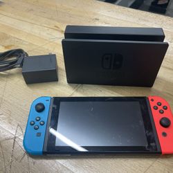 Nintendo Switch W/ Charger And Dock