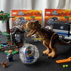 LEGO Jurassic World Fallen Kingdom # 75929 “Carnotaurus Gyrosphere Escape” 2018 Retired Set (100% Complete) Rare Collectors Item!