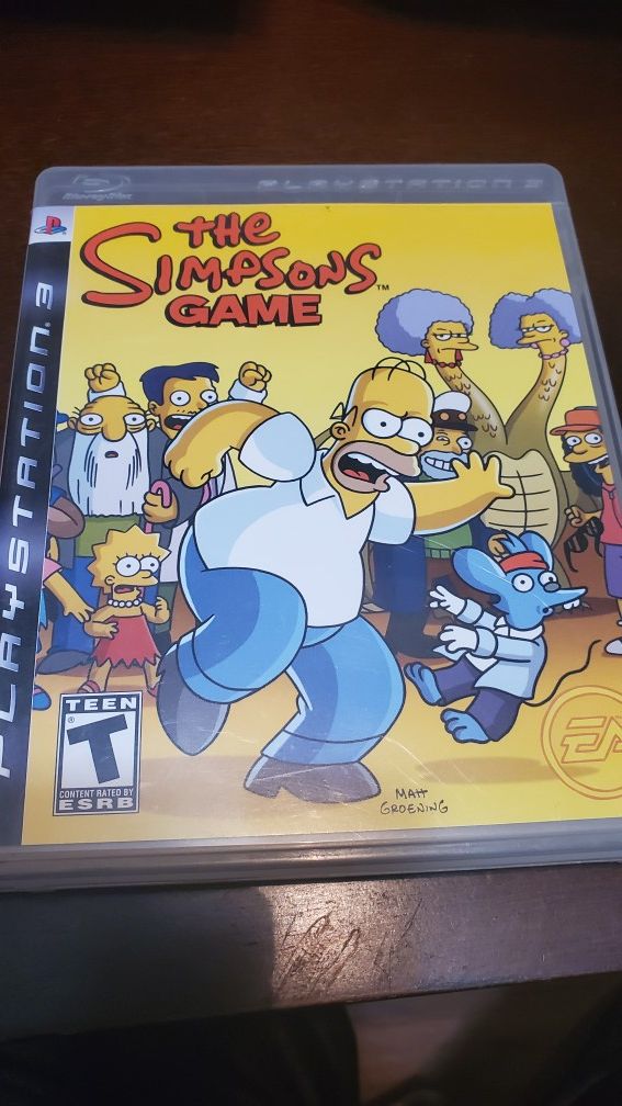 The simpsons game playstation 3