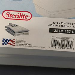 Sterilite Under Bed Storage Bins - Set Of 10