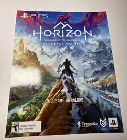 NEW Horizon Call of the Mountain PSVR2 Game Code PlayStation 5 - Digital Code