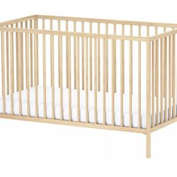 Ikea Adjustable Crib, Beech - $70 OBO