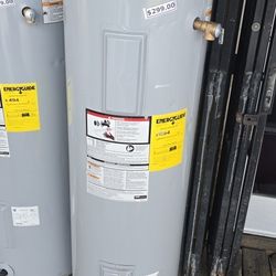 40 And 50 Gallons Water Heater Electric 1 Year Warranty Garantia Por Escrito 