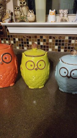 Owl canister set