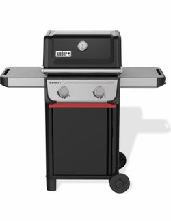 Weber Spirit E-210 Liquid Propane Gas Grill for Outdoor Cooking and BBQ, 2 Burners, Black – Porcelain-Enameled Cast-Iron Grates & Snap-Jet Ignition