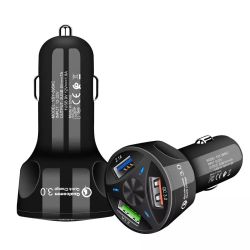 3 Ports USB Charger QC 3.0 Fast Charging .