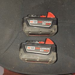 3 Milwaukee XC5.0 Batteries