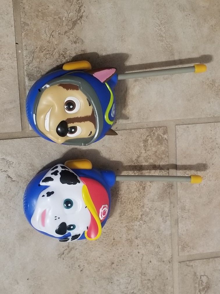 Paw patrol walkie talkies