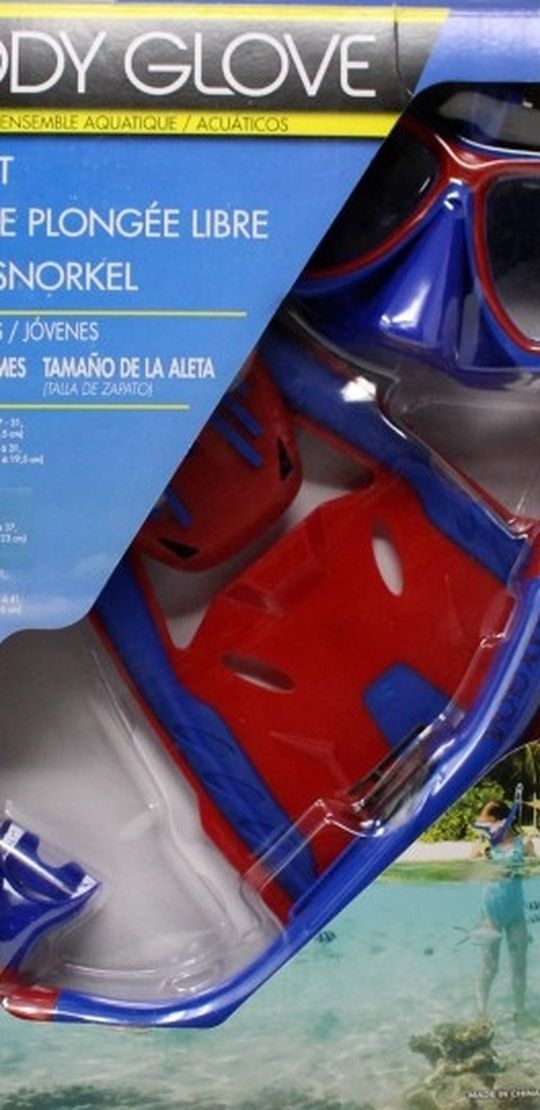 Body Glove Aquatics Snorkel Set With Gear Bag XXL
