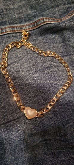 Necklace Pearl Heart Fashion Jewelry