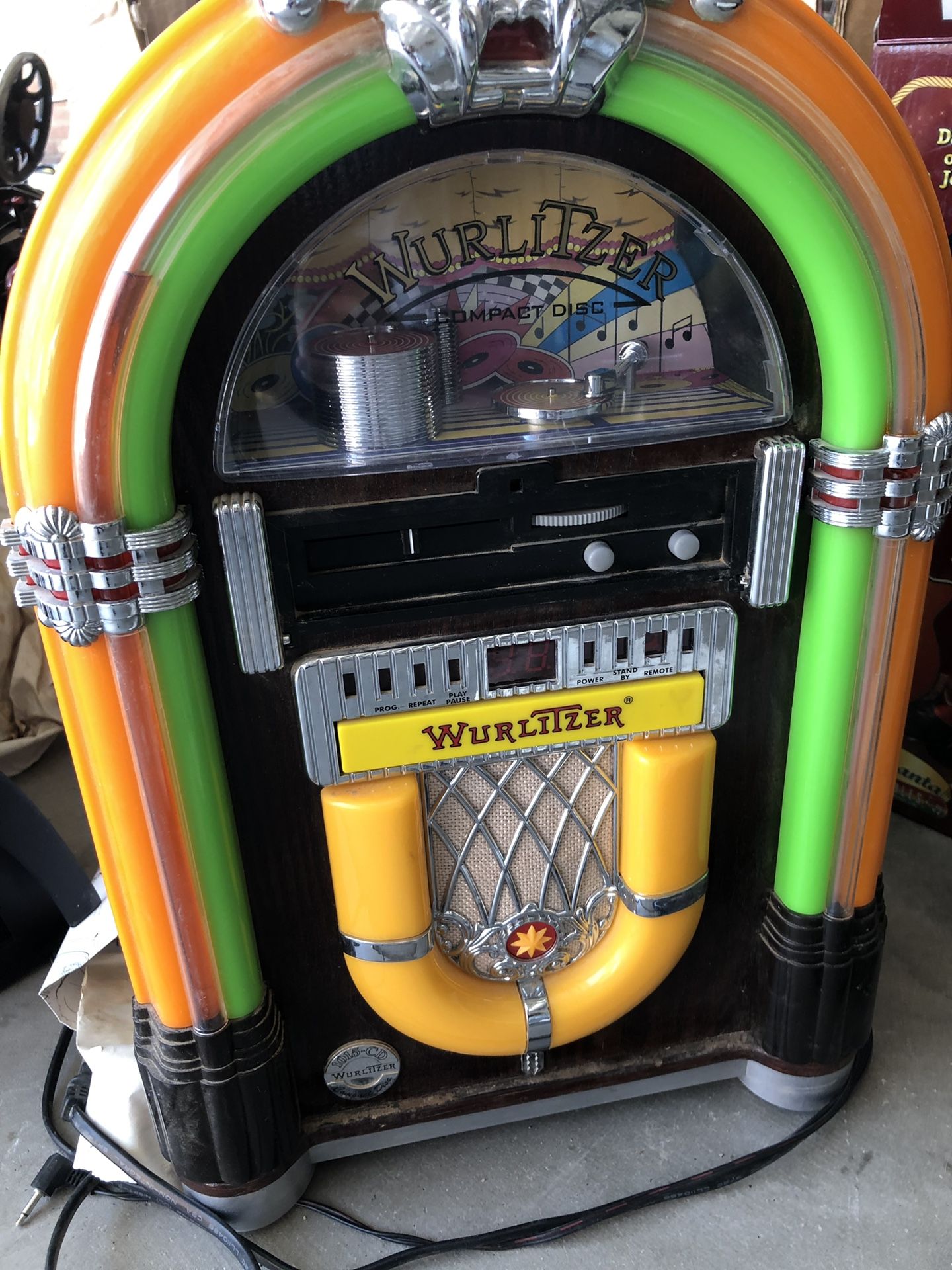 Wurlitzer Tabletop Jukebox Bubbler WR-18