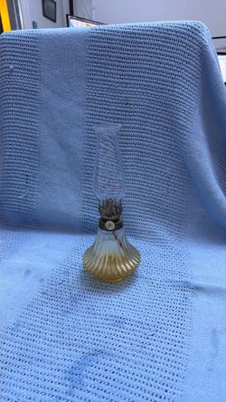 Small Glass Oil Lamp with Chimney