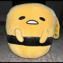 Gudetama Sanrio Sushi Roll 6.5" Squishmallow 2022 KellyToy Yellow Food New W/Tag