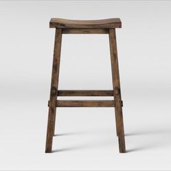 Halifax Farmhouse Wood Barstool Brown