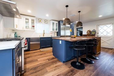 Kitchen Cabinets Blue Kitchen