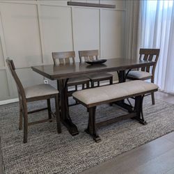 Living Spaces Counter-Height Dining Set for 6 - Free Delivery