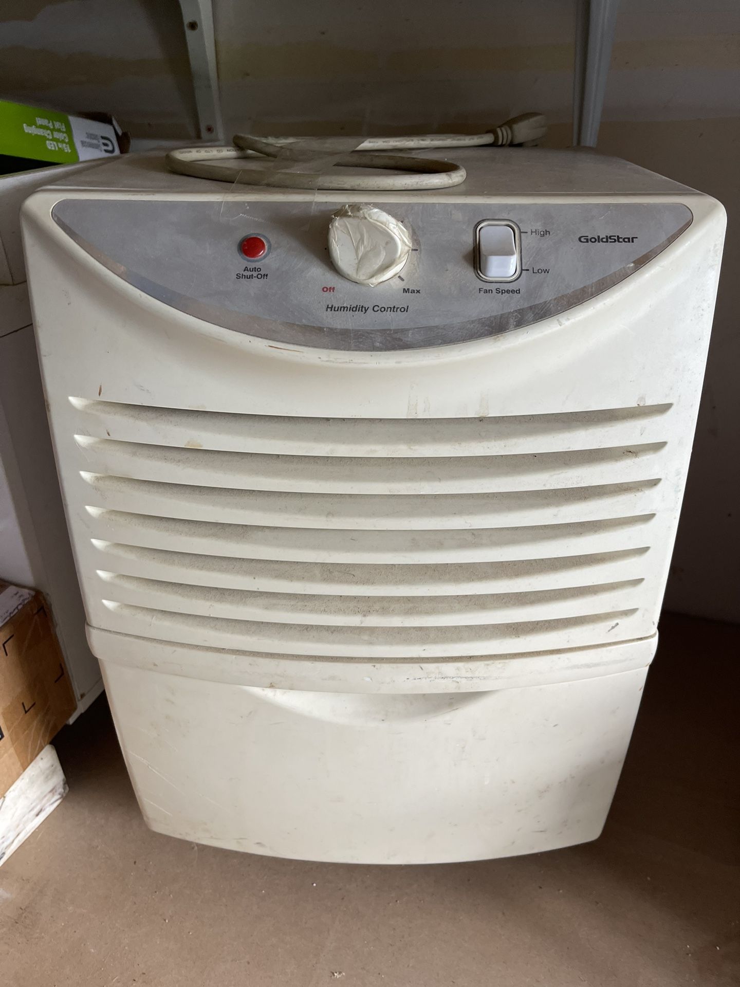 Two dehumidifiers.