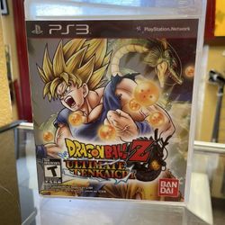 PS3 Dragon Ball Z Ultimate Tenkaichi Game 
