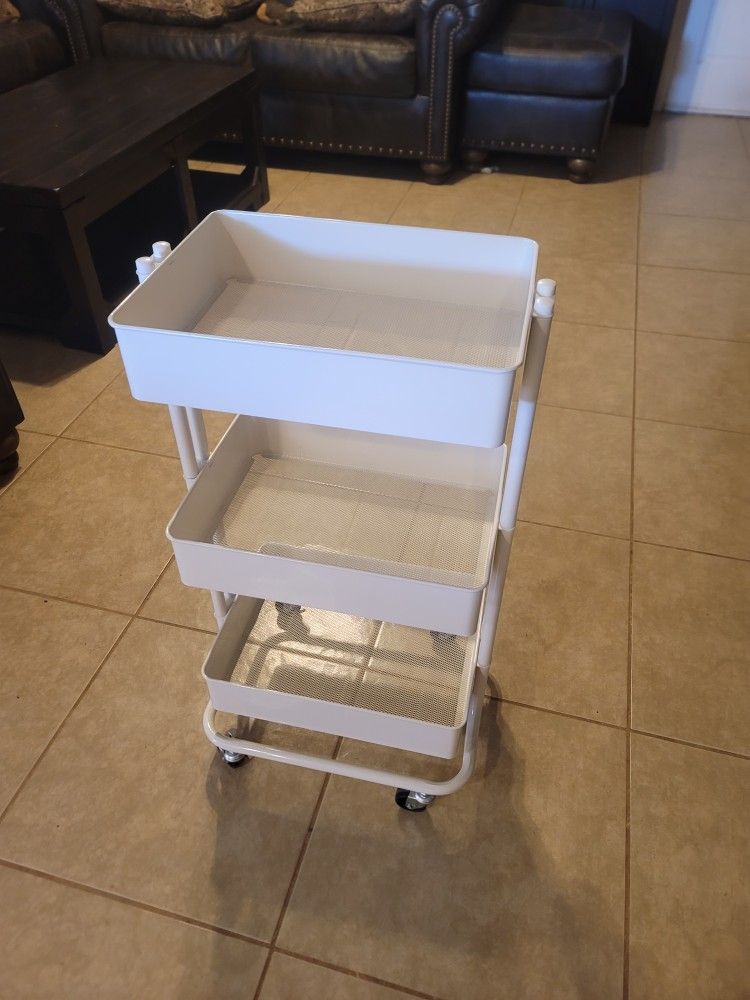 Michele's - Lexington 3-Tier Rolling Cart 