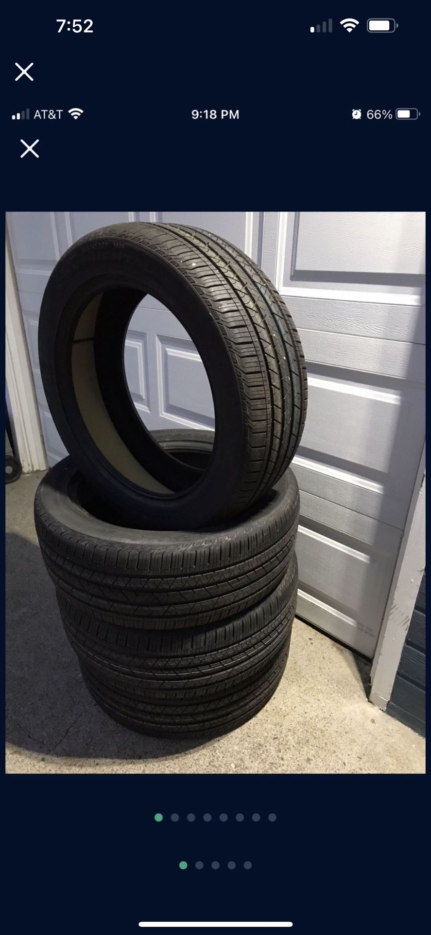 CONTINENTAL TIRES 265/45/20