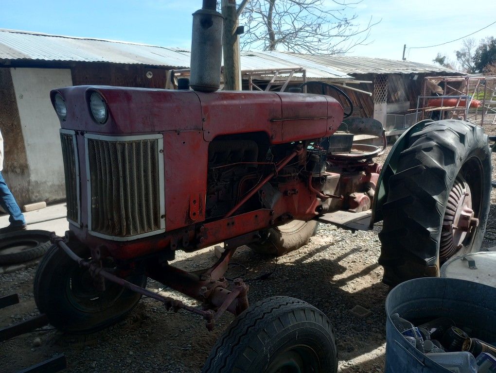 Diesel Tractor With Implements 