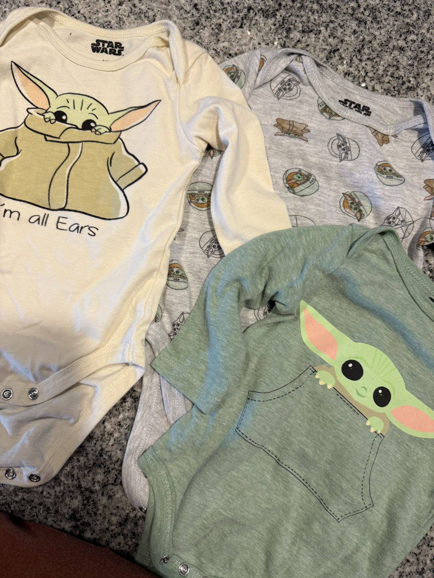 Long Sleeve Star Wars Onesies 