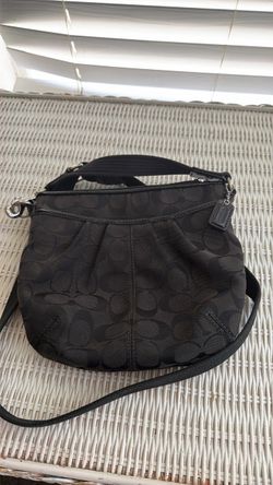 Black Coach crossbody