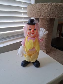 1970 Vintage Clown Doll Figure