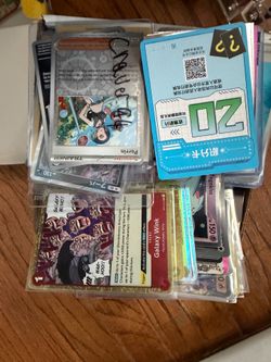 Pokémon and One Piece , sports and Yugioh cards bulk