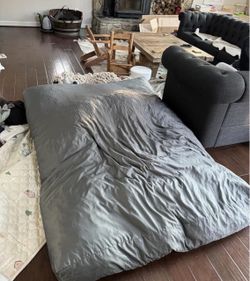 2 Giant Bean Bag Chair Bed - Queen