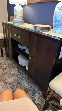Buffet table