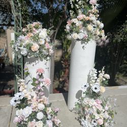 Flower Pieces, Artificial Flower Backdrop for Party, Event, Birthday, Wedding Decoration