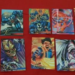 1995 Vintage Marvel Trading Cards/set Of 10