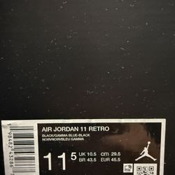 Jordan Retro 11 Gamma Sz 11.5 