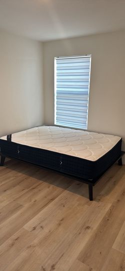 Dreamcloud mattress and bed frame