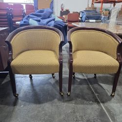 Antique Chairs On Wheels (QTY 2)