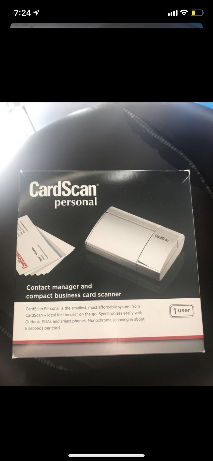 Card scanner $15