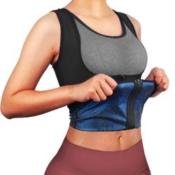 ABZON Sweat Vest for Women Sauna Suit for Women Weight Loss, 2XL