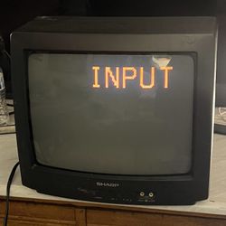 Sharp 13" CRT TV Retro Gaming Color Television 