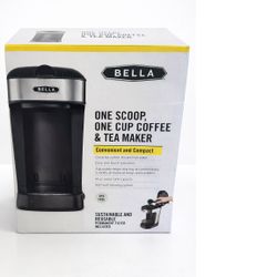 Brand New Bella Single Serve Coffee & Tea Maker- Must Sell this week!