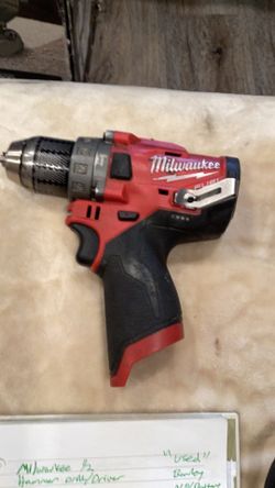 Milwaukee hammer drill driver fuel m12