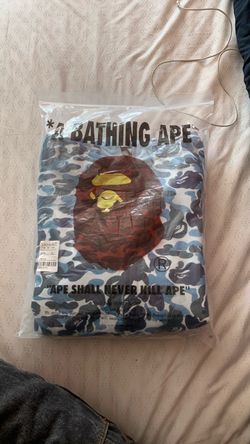 A Bathing Ape BAPE Blue Camo T-Shirt Size L