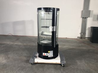 NSF 73L Round Curved Glass Refrigerated cooler CL-73