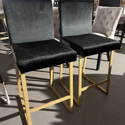 Velvet Barstools