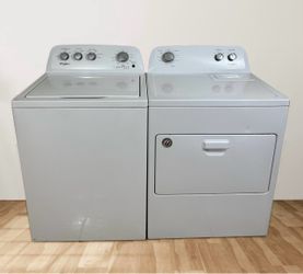 Whirlpool washer and electric dryer