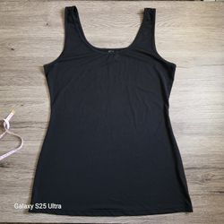 Shein Curve Tank Top Size 0XL Black