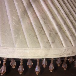 Jeweled Medium Sized Fabric Lampshade
