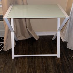Small Computer Desk With Glass Top