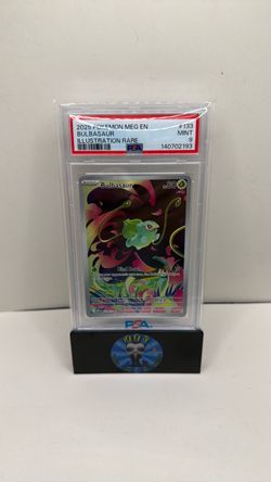 2025 Pokémon MEG EN-MEGA EVOLUTION - ILLUSTRATION RARE #133 BULBASAUR PSA 9